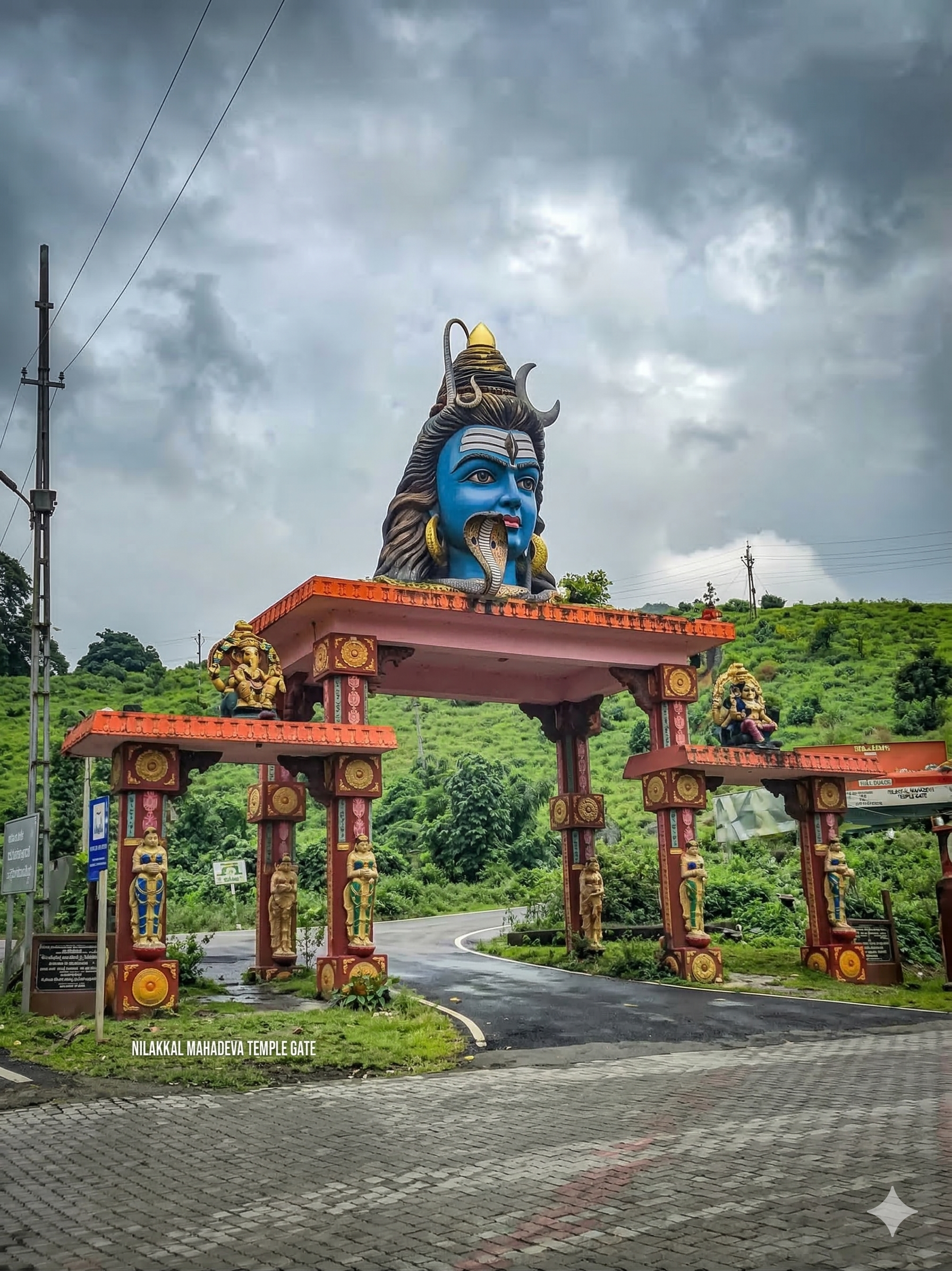 Nilakkal, an important access point for pilgrims
